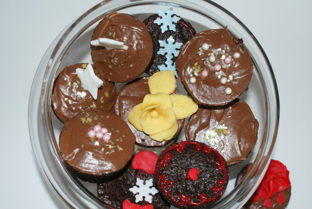 Vielfalt aus glutenfreien Schokoladencupcakes, Rezepte vom Foodblog glutenfreie Cupcakes