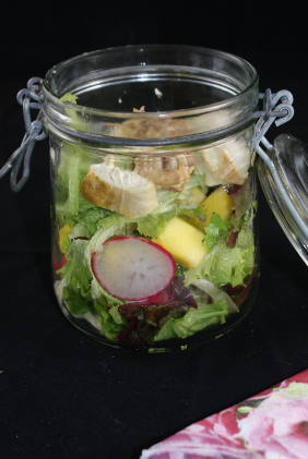 glutenfreier Salatsnack zum Mitnehmen, Salatrezepte vom Foodblog, Rezept Salat, gesunde Rezepte 