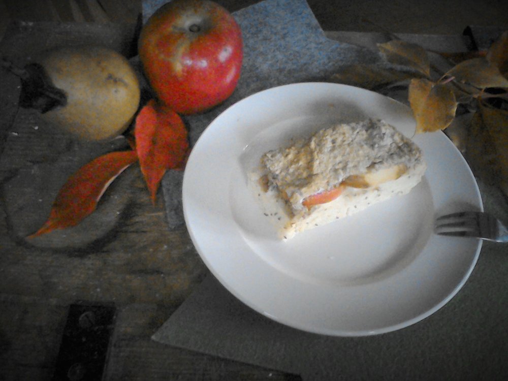 glutenfreier Apfelkuchen mit Hefe, glutenfreier Birnenkuchen mit Hefe, Baiser, foodblog rezepte